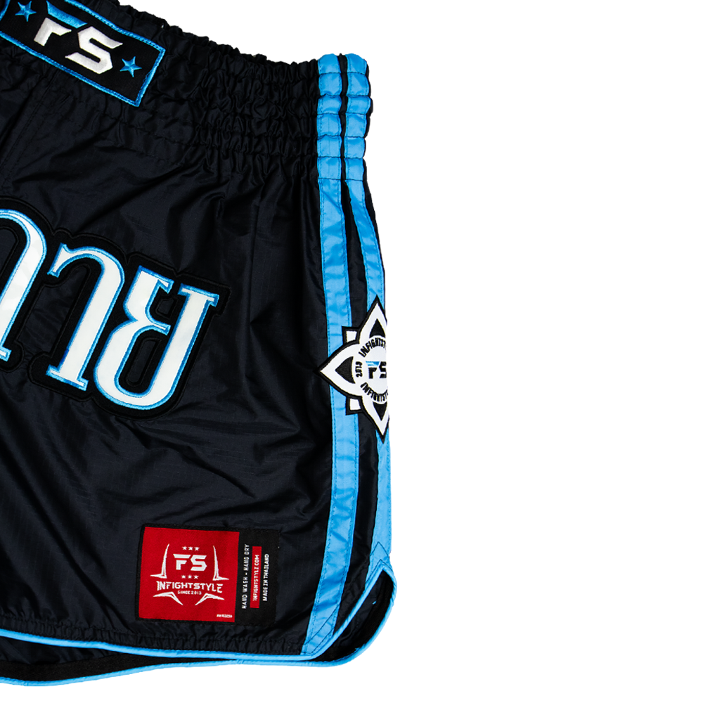 FS - 'Originals' Muay Thai Shorts - Black/Blue