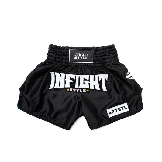 FS Ticket Black Muay Thai shorts