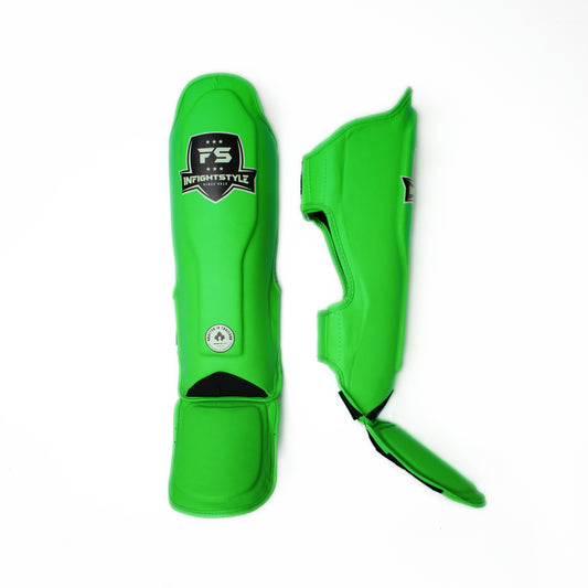 IFS Classic Shin Guard - Neon Green