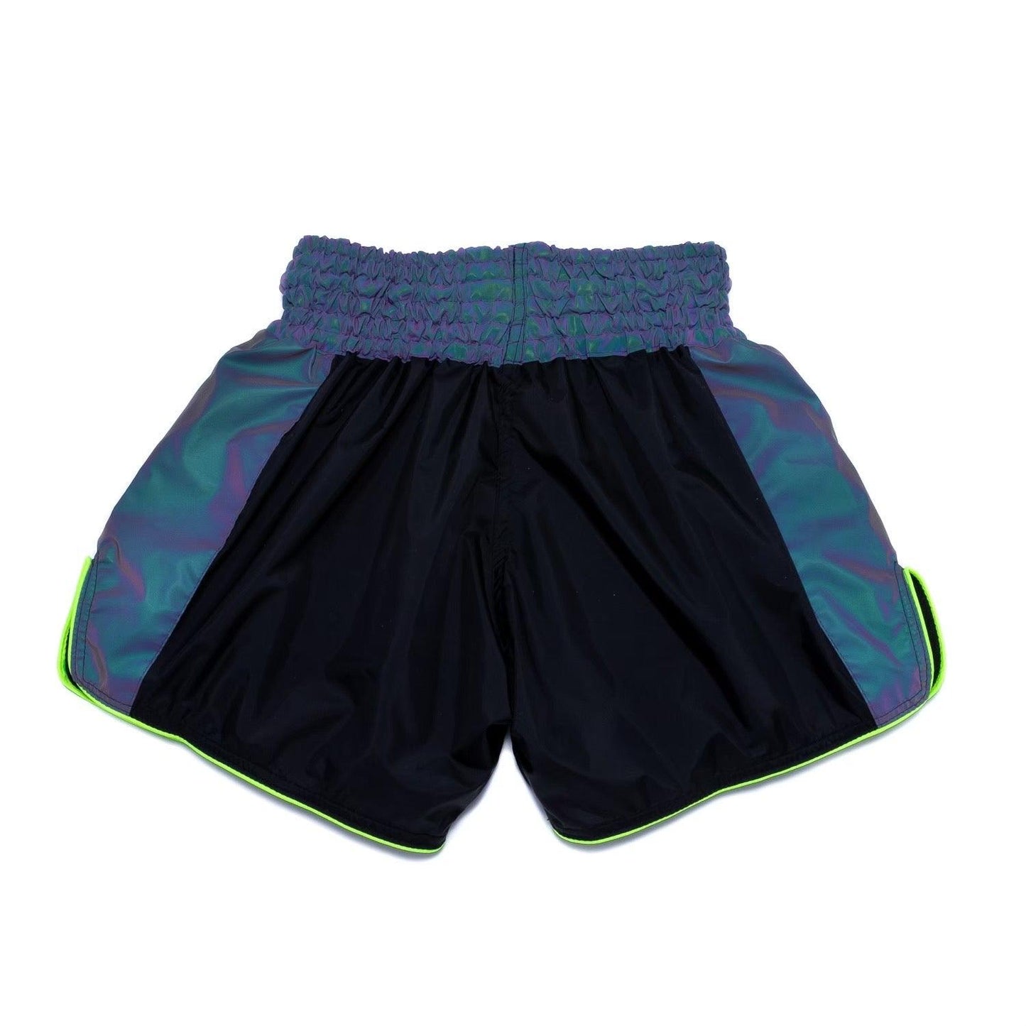 Astro Green Neon Reflective Muay Thai Shorts