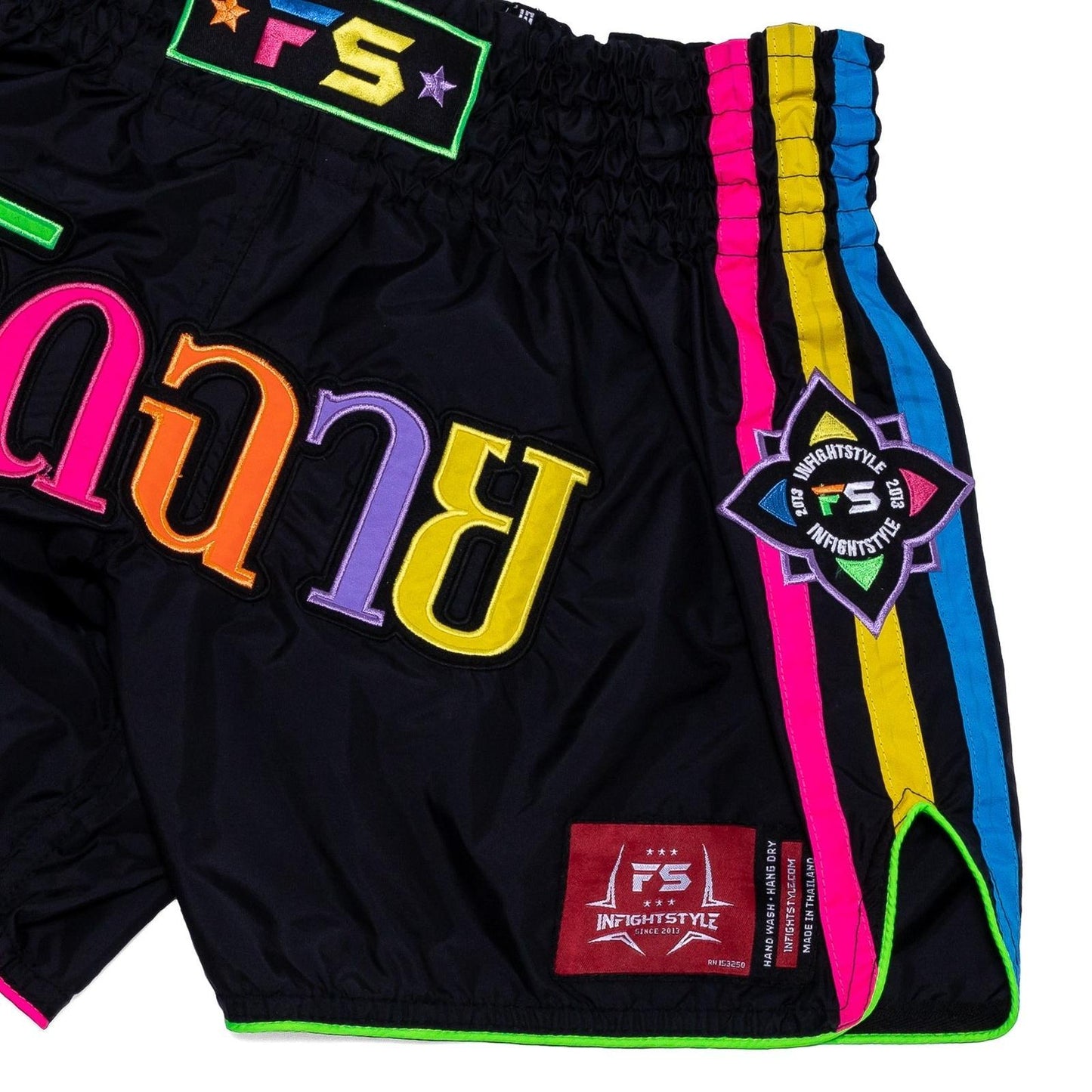 FS - 'Originals' Muay Thai Shorts - Rainbow