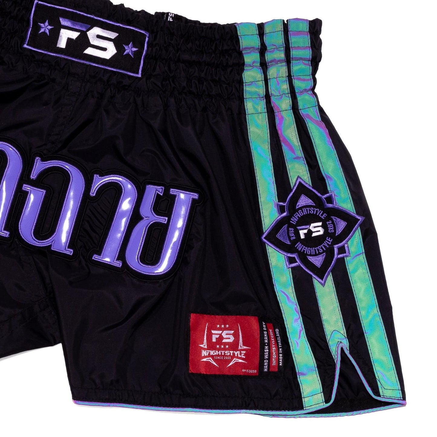 FS - 'Originals' Muay Thai Shorts - Black/Purple