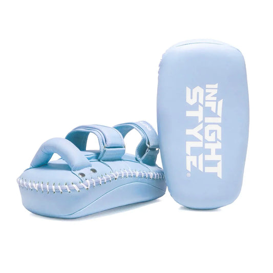 FS Muay Thai Pads 2 strap Pale blue